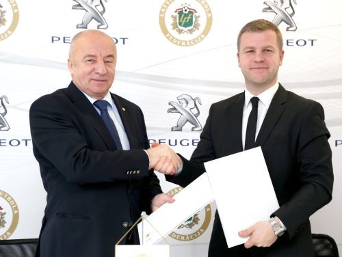 LFF noslēdz sadarbības līgumu ar "Peugeot"