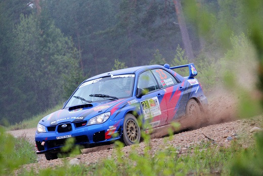 Baltkrievijas čempions pārsēžas jaunā auto un rallijā "Talsi" cer uz pirmo desmitnieku