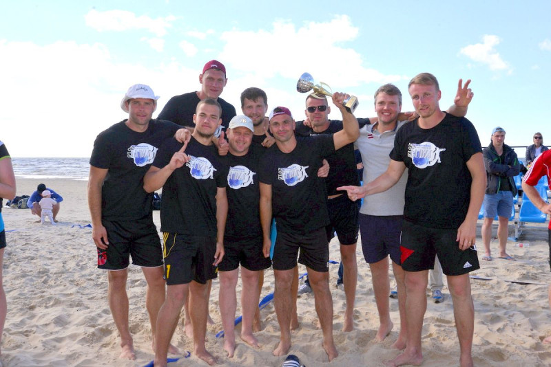 Ludza un Jēkabpils triumfē pludmales handbola turnīrā "Jūrmala 2016"