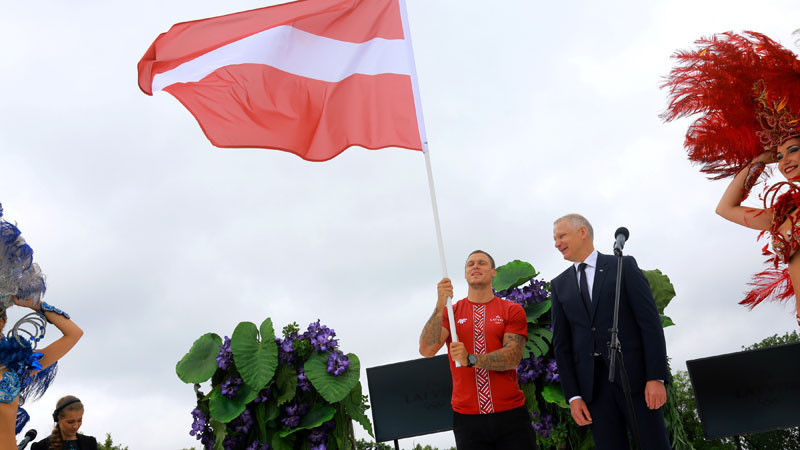 Latvijas karogu Rio nesīs Štrombergs