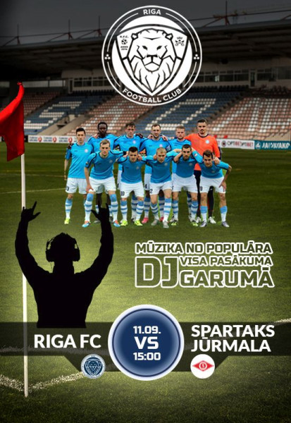 "Riga" aicina futbola līdzjutējus uz maču pret līderi "Spartaku"