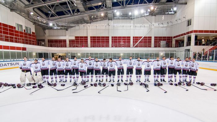 Latvijas U17 izlase pārliecinoši tiek galā ar Baltkrievijas U16 hokejistiem