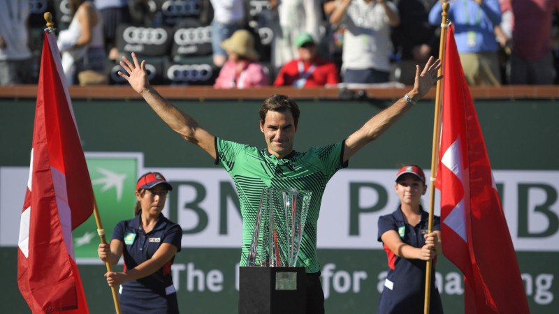 Federers piekto reizi triumfē Indianvelsā, iegūst 90. ATP titulu