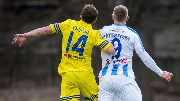 "Riga" grauj pārbaudes spēlē, "Ventspils" atspēlējas no 0:2
