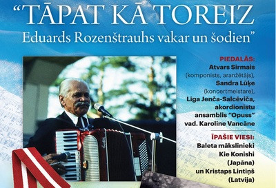Jūnijā notiks leģendārajam Eduardam Rozenštrauham veltīts koncerts