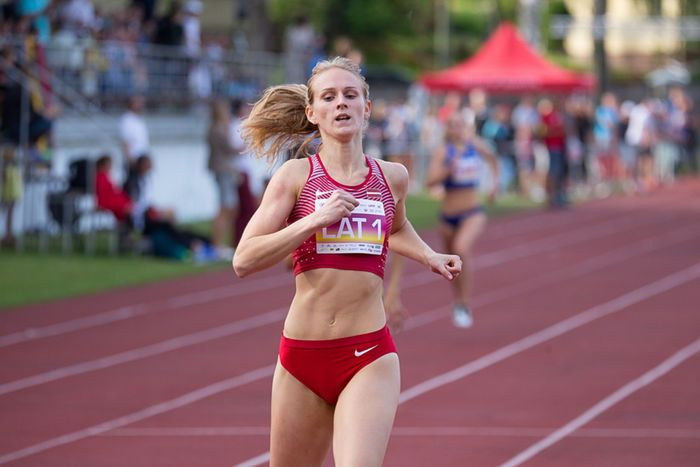 Latiševa-Čudare labo Latvijas rekordu 300 metros