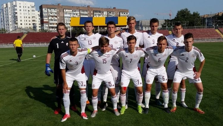 Latvijas U17 izlase rezultatīvā pārbaudes mačā pārspēj Slovēniju