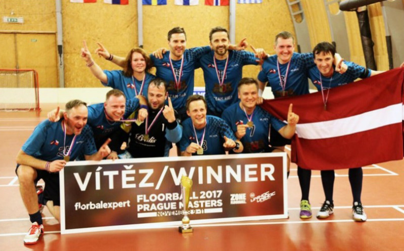 Senioru komanda "Rīga" izcīna "Prague Masters" zeltu