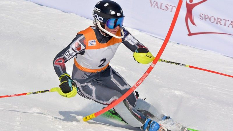 Gasūna un Zvejnieks kļūst par Latvijas čempioniem milzu slalomā