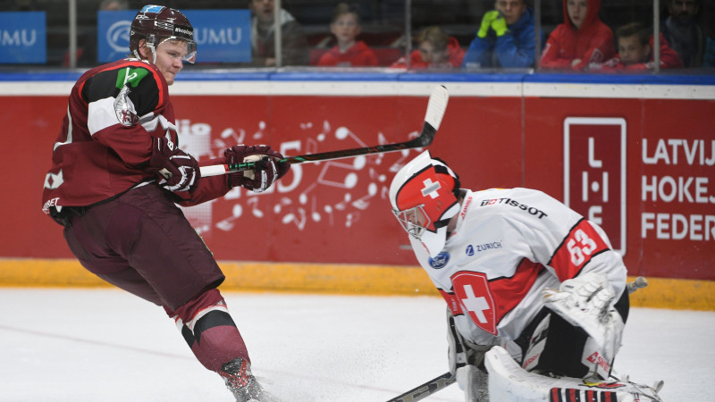 Astotais mēģinājums izcīnīt uzvaru: Latvija mājās vēlreiz spēkosies ar Šveici