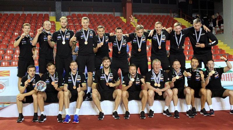 Volejbola izlase izcīna Eiropas Sudraba līgas bronzu