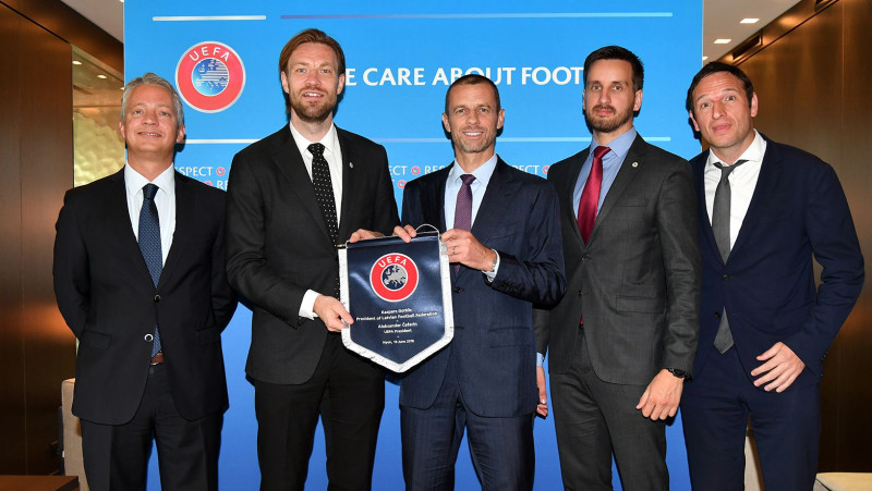 LFF vadība dodas uz Nionu un iepazīstina UEFA ar plānotajām izmaiņām