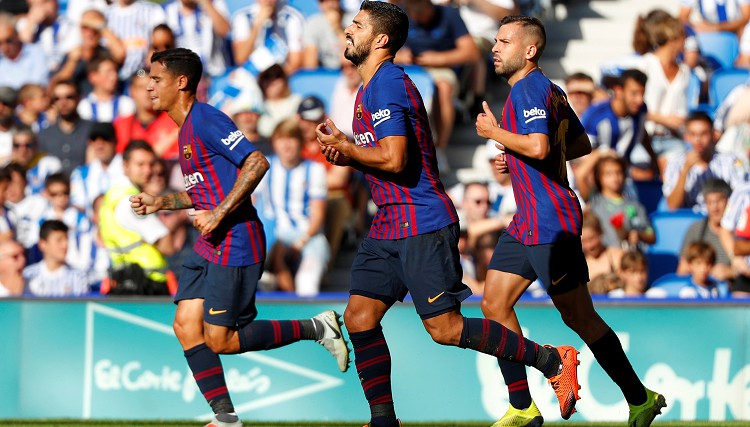 "Barcelona" atspēlējas un viesos pārspēj sev neērto pretinieci "Real Sociedad"