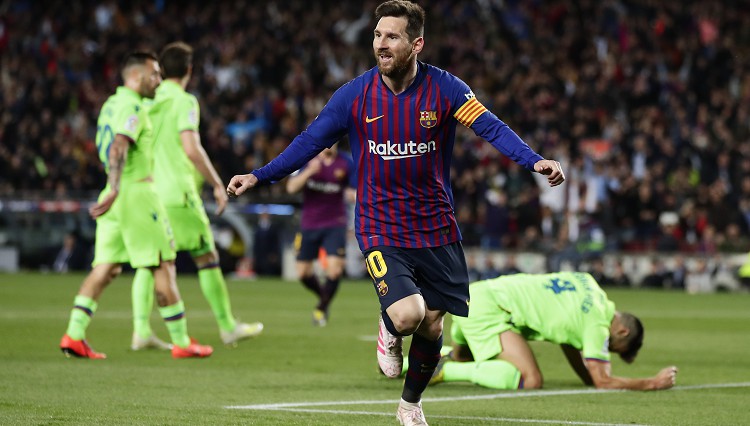 Neviens cits kā Mesi nodrošina "Barcelona" ceturto "La Liga" titulu piecās sezonās