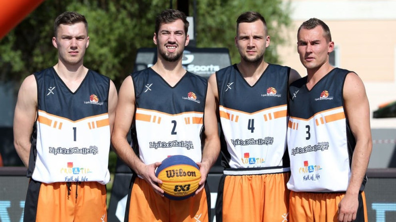 ''Ventspils'' 3x3 basketbola komanda tiek 1/4 finālā ''Challenger'' turnīrā Lipikā