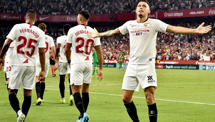 "Sevilla" pārtrauc savu neveiksmju un "Real Sociedad" uzvaru sēriju