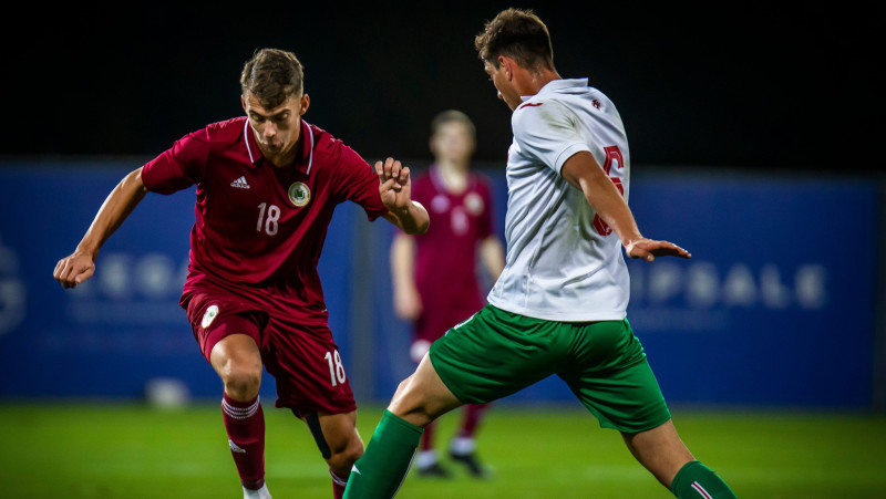 Latviju izglābj pārliktnis, U21 izlase nosargā neizšķirtu pret bulgāriem