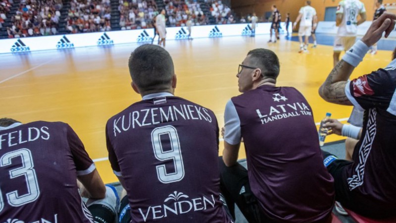 Latvijas handbola izlase pārbaudes spēlē zaudē Luksemburgai