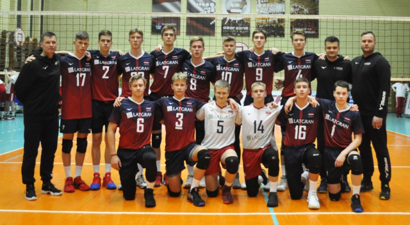 Latvijas jaunie volejbolisti iekļūst Eiropas U-18 čempionāta otrajā atlases kārtā