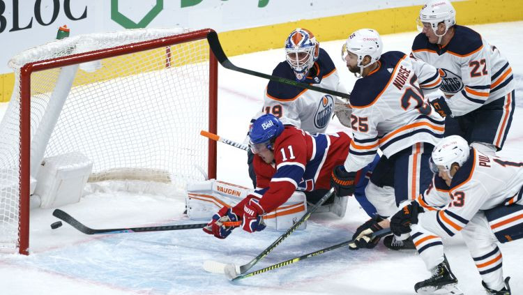 "Canadiens" apritē atgriežas ar sauso uzvaru pār Makdeividu un Draizaitlu