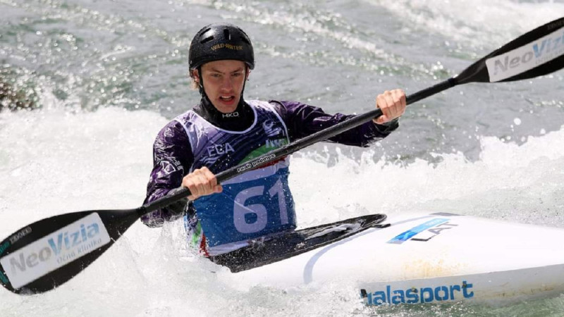 Latvijas pārstāvji noslēguši Eiropas čempionātu airēšanas slalomā