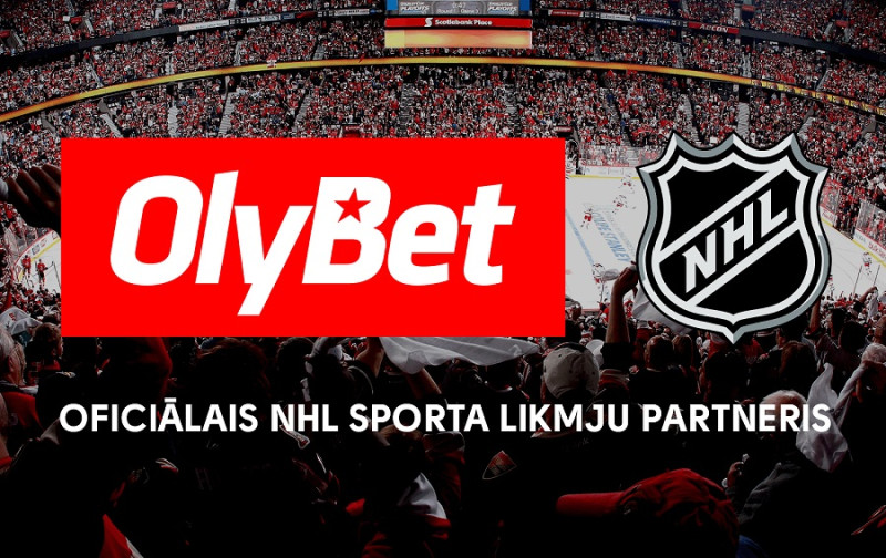 OlyBet kļūst par oficiālo NHL sporta likmju partneri Baltijas valstīs