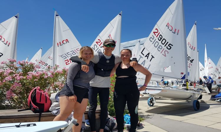 Mūsējie nostartējuši EČ U19 ''Laser Radial'' klasē burāšanā