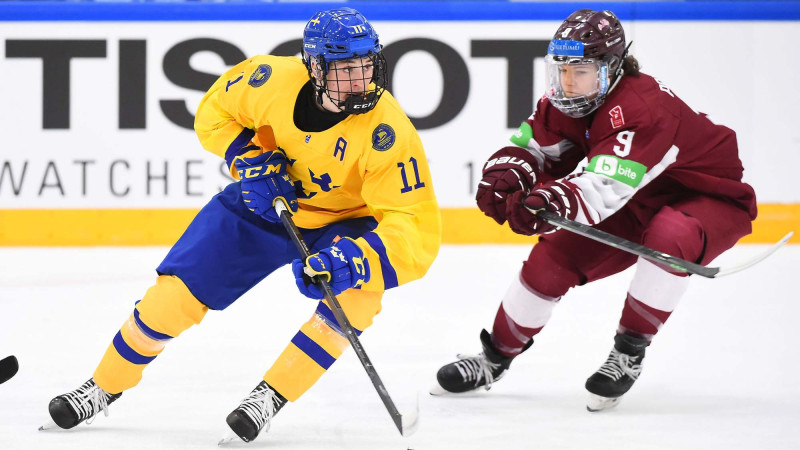 Vienīgo zaudējumu pret Latviju cietusī Zviedrija kļūst par pasaules U-18 čempioni