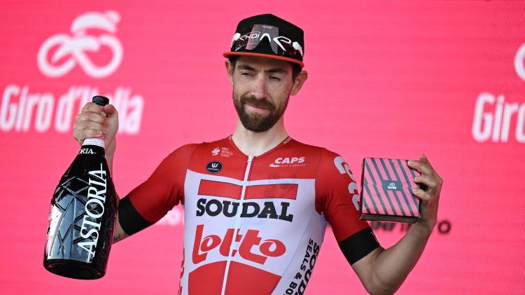 "Giro d'Italia" astotajā posmā uzvar beļģis, igaunis joprojām trešais kopvērtējumā