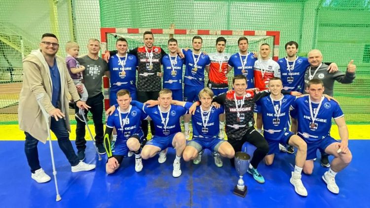 Ogres handbolisti izcīna Latvijas čempionāta bronzas medaļas