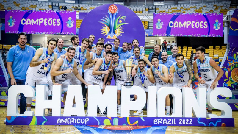 Argentīnas basketbolisti pēc 11 gadu pārtraukuma triumfē Amerikas kausā