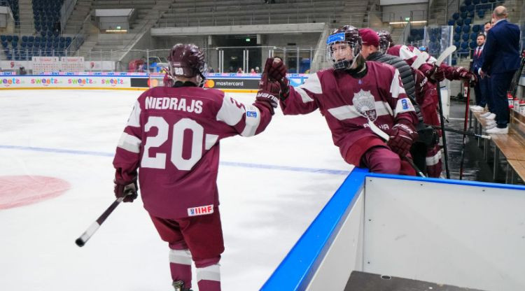 Latvijas U18 izlase pasaules čempionātu turpinās pret mājinieci Šveici