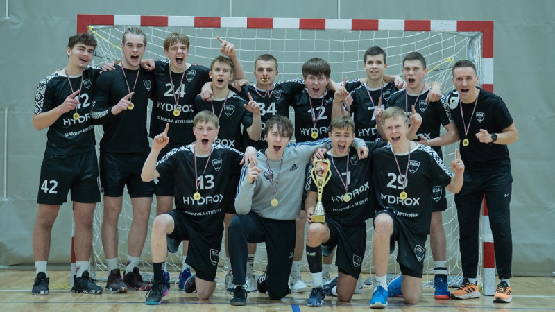 Par U18 Latvijas čempionu handbolā kļuvis HK "Rīga"