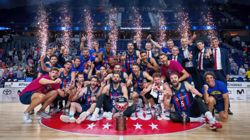 "Barcelona" arī basketbolā atgūst Spānijas līgas troni