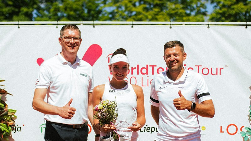 Semeņistaja triumfē Liepājā, izcīnot karjeras 13. titulu ITF tūrē