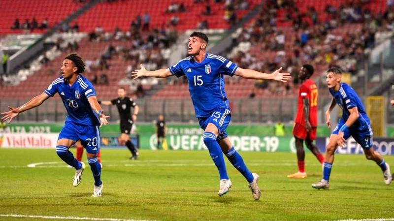 Itālija uzvar otrā puslaika drāmā un ar Portugāli cīnīsies par "Euro U19" zeltu