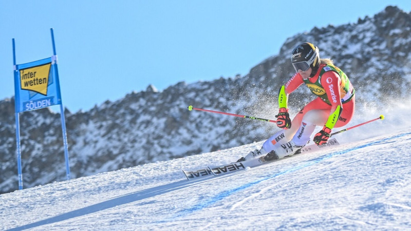 Gutas-Behrami uzvara spraigā cīņā ar divu simtdaļu pārsvaru milzu slalomā iesāk jauno sezonu