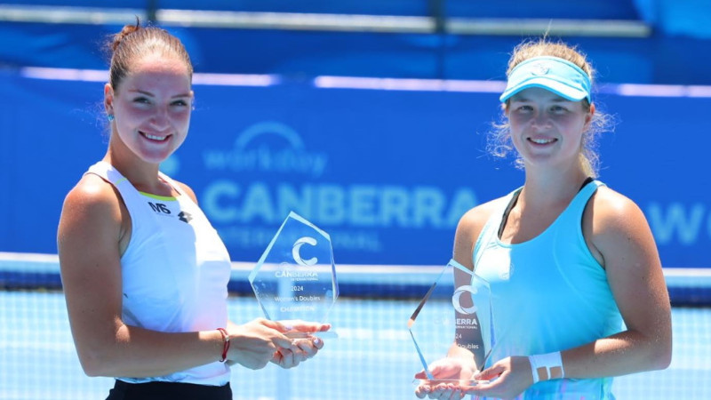Semeņistaja izcīna karjeras pirmo WTA "čelendžera" titulu dubultspēlēs