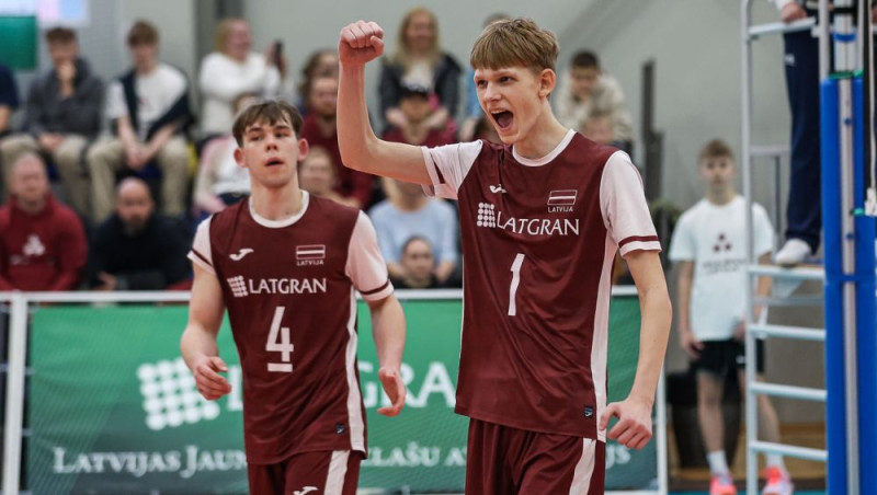 Latvija Eiropas U-18 čempionāta atlases turnīru Rīgā beidz ar uzvaru pār Ungāriju