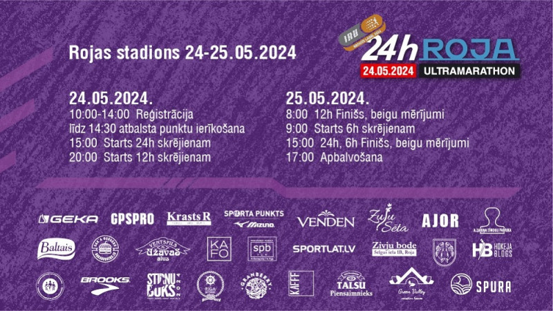 Pēc 24 gadiem Rojā notiks 24h skrējiens, pirmo reizi Latvijas čempionāta statusā