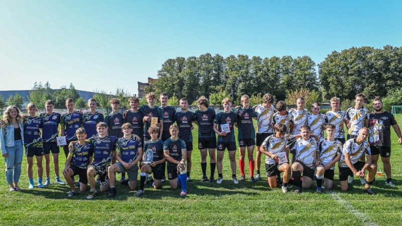 "Livonia" U16 jaunieši Latvijas čempionāta 4. posmā regbijā izcīna otro vietu, pirmie Baldone