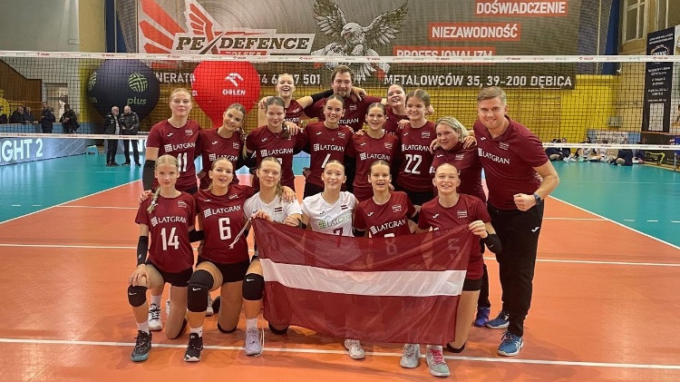 Latvijas U-16 volejbolistes nekvalificējas Eiropas čempionātam