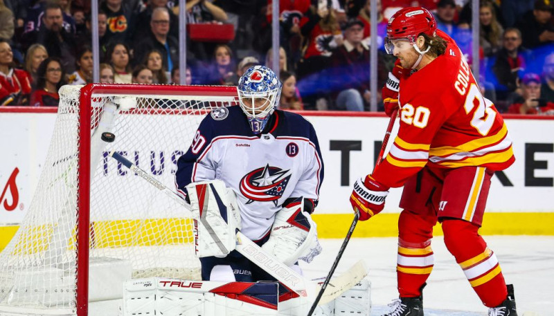 Merzļikins ielaiž divus, "Blue Jackets" nespēj iemest un zaudē