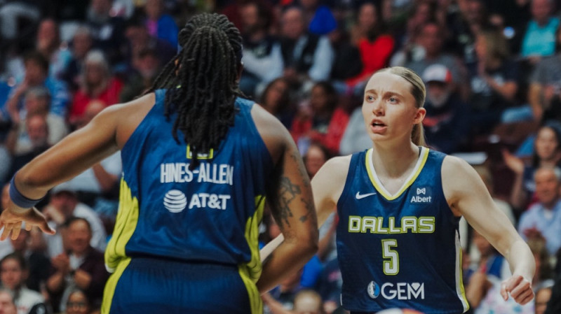 Peidža Bekersa iemet 21 punktu pret Latvijas čempioni, izcīnot pirmo uzvaru WNBA