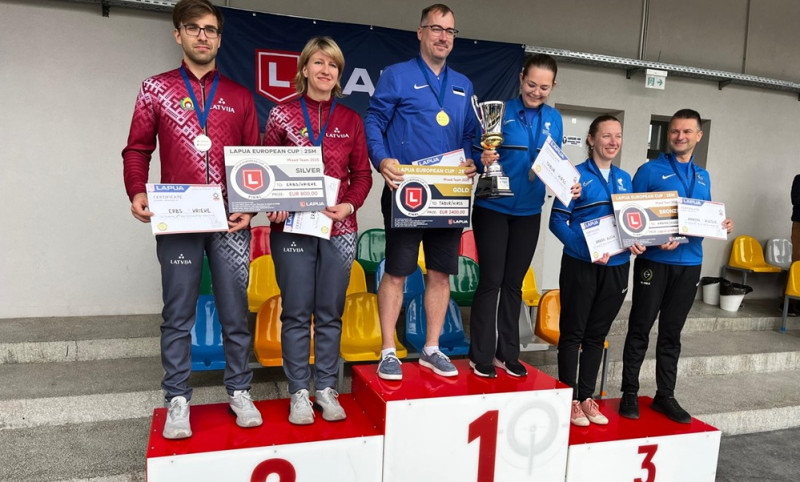 Latvijas sportistiem divi sudrabi Lapua Eiropas kausa finālā šaušanā Bulgārijā