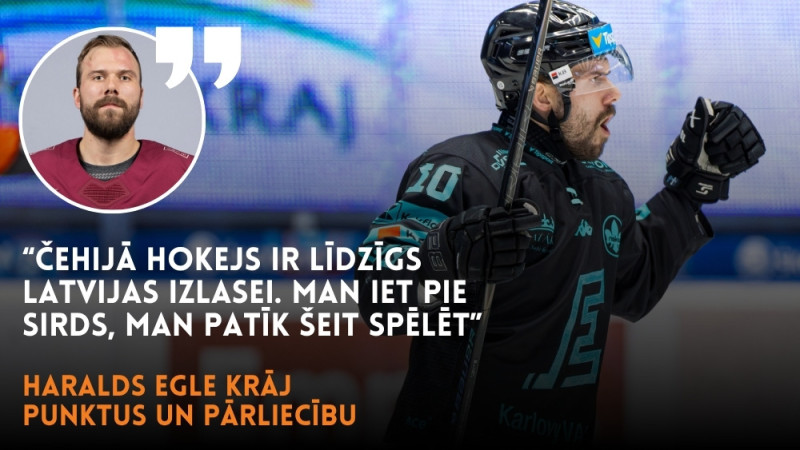 Komandā, kas viņu gribēja jau pagājušajā sezonā: rezultatīvākais Latvijas čehs Egle