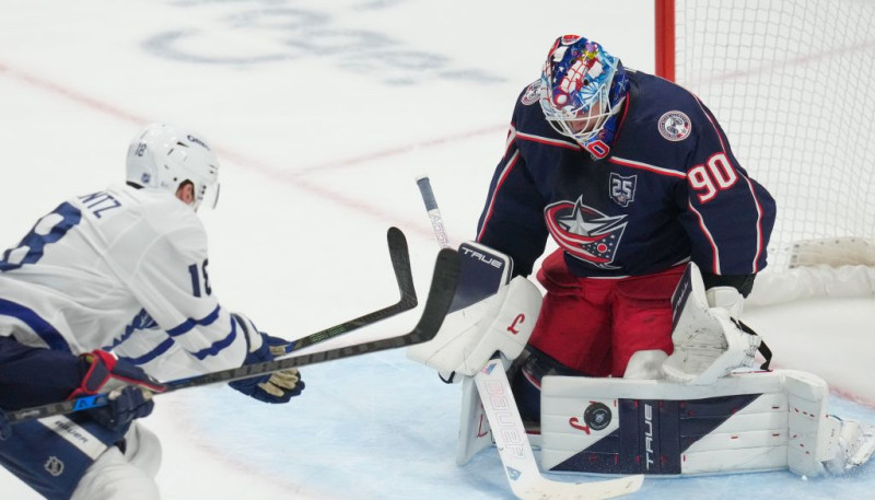 Merzļikins atvaira 33 metienus, divi Kolumbusas hokejisti iekrāj četrus punktus