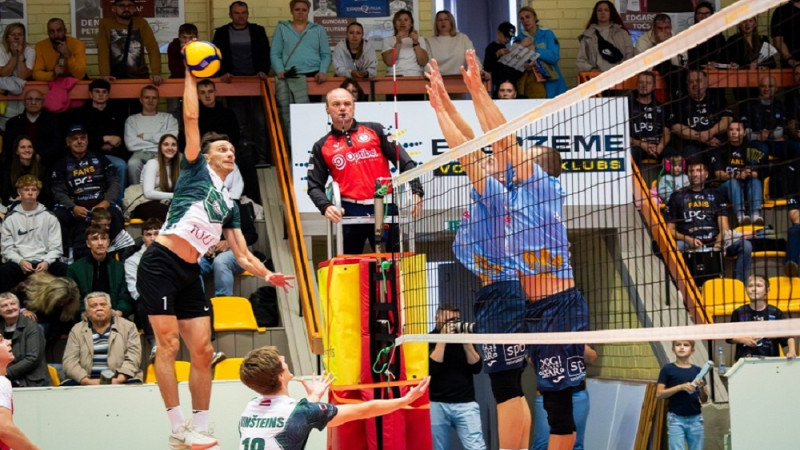 Baltijas volejbola līgā "Ezerzeme"/DU viesosies Šauļos, "Robežsardze"/RSU spēlēs Pērnavā