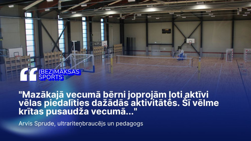 ″Pirmajās klasēs bērns ir kā robotiņš.″ Vai iznīcinām jaunatnes patiku pret sportu?
