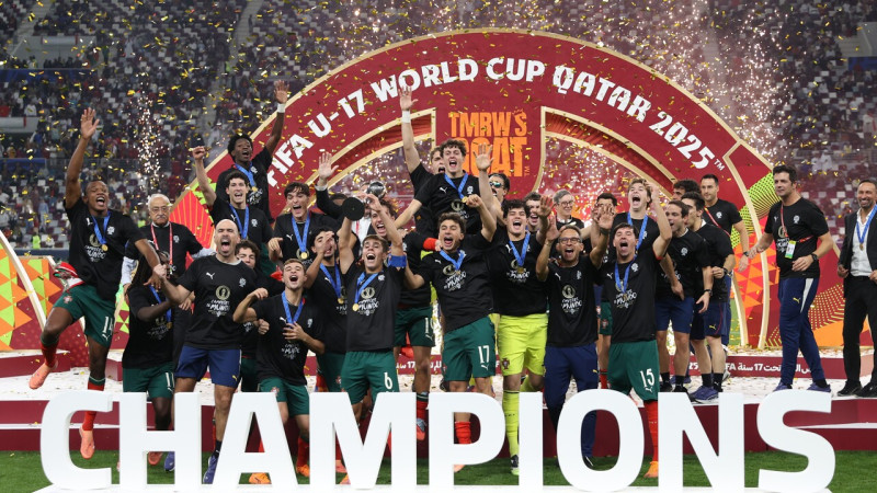 Portugāles futbolisti šogad triumfē gan "Euro U17", gan U17 Pasaules kausā